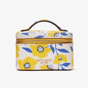 NWT kate spade Morgan Sunshine Floral Printed Jewelry Case